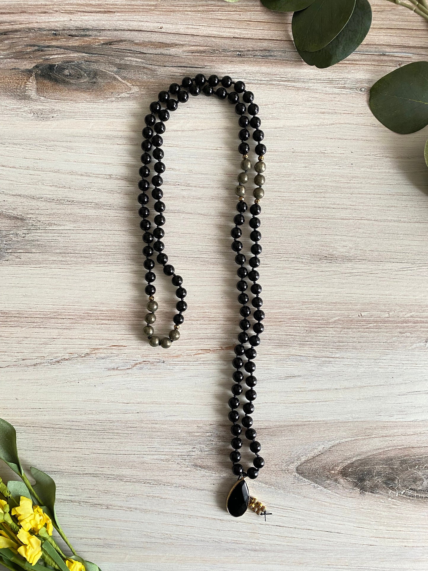 Onyx Pendant Necklace | Black Pendant Necklace | Opal7