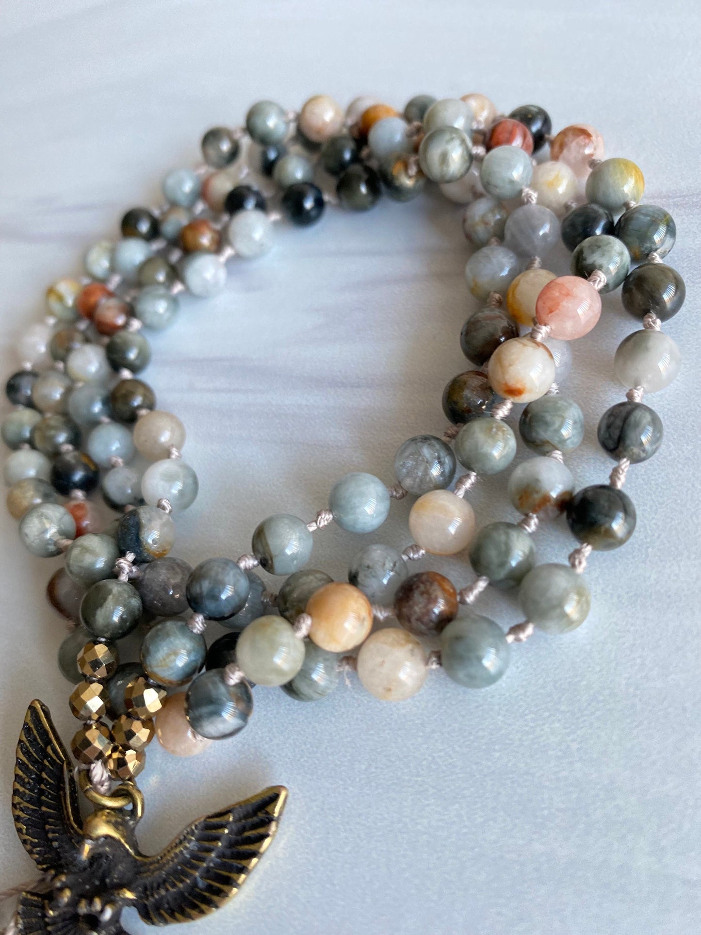 Eagle Eye Pendant Necklace | Willpower Pendant Necklace | Opal7