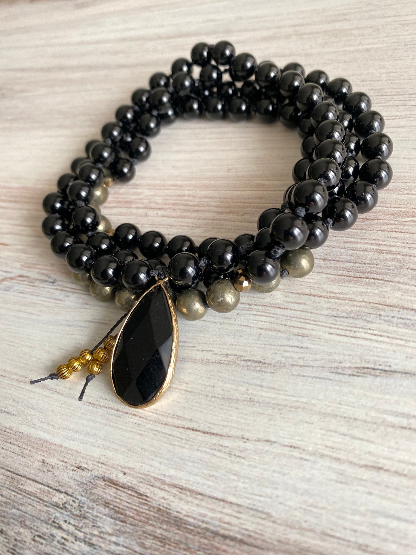 Onyx Pendant Necklace | Black Pendant Necklace | Opal7
