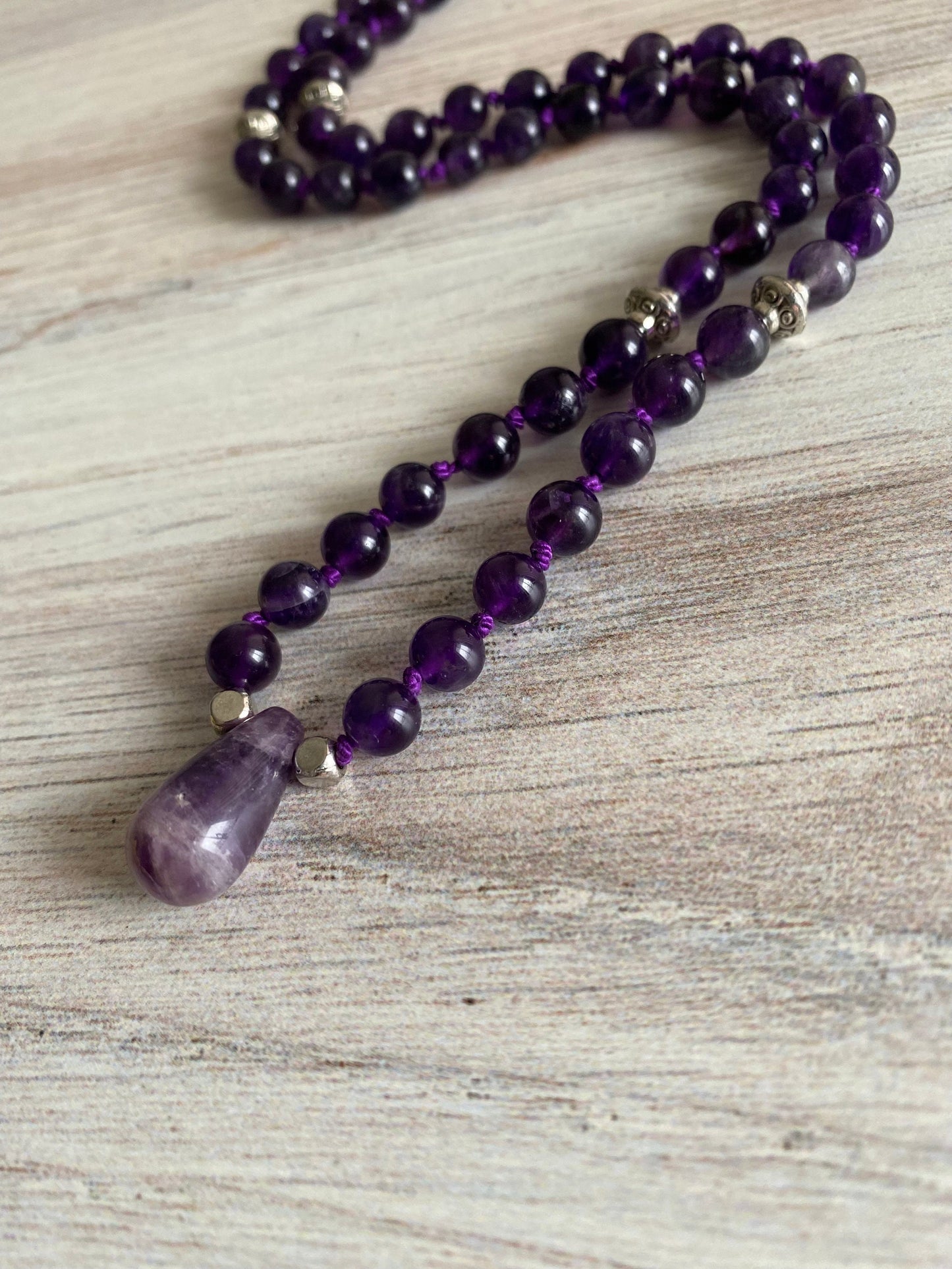 Zen Style Mala Pendant Necklace | Authentic Mala Necklace | Opal7