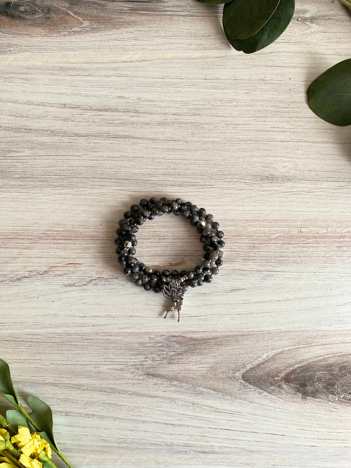 Larvikite Charm Necklace | Stability Charm Necklace | Opal7