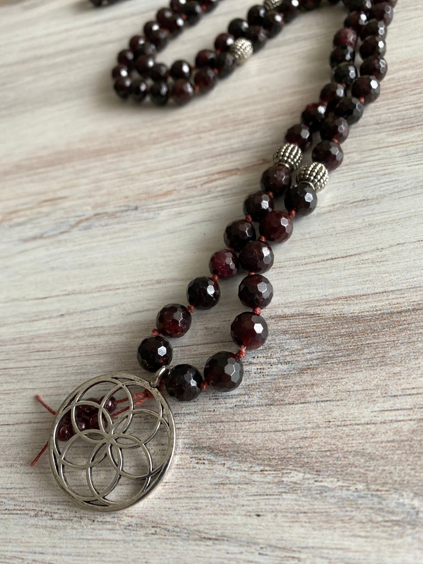 Garnet Passion Necklace | Garnet Pendant Necklace | Opal7