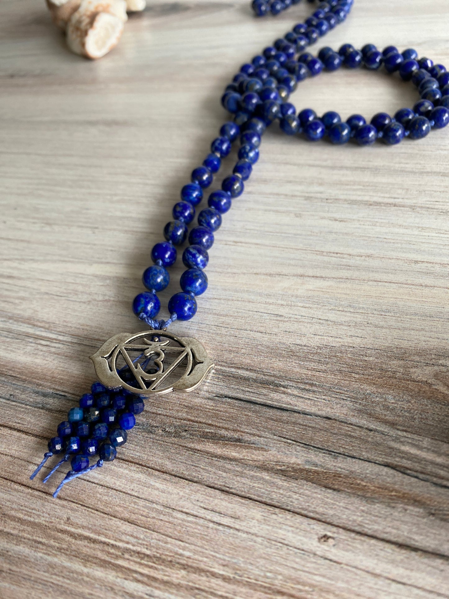 Lapis Lazuli Pendant Necklace | Zen Style Pendant Necklace | Opal7