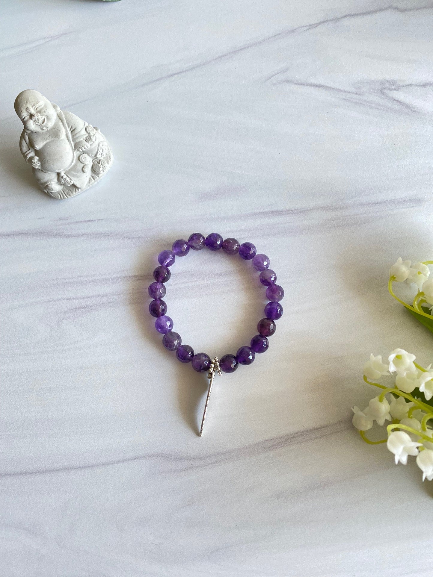 Amethyst Charm Bracelet | Mala Charm Bracelet | Opal7