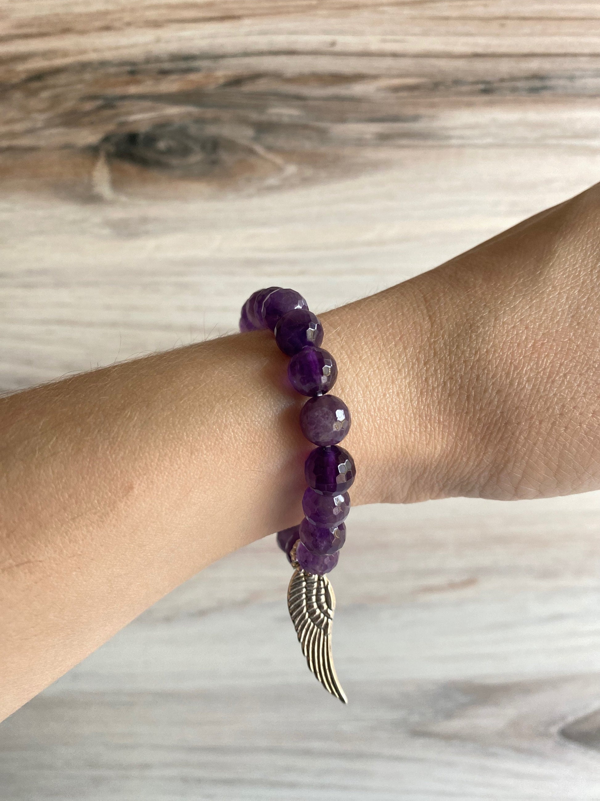 Amethyst Charm Bracelet | Mala Charm Bracelet | Opal7