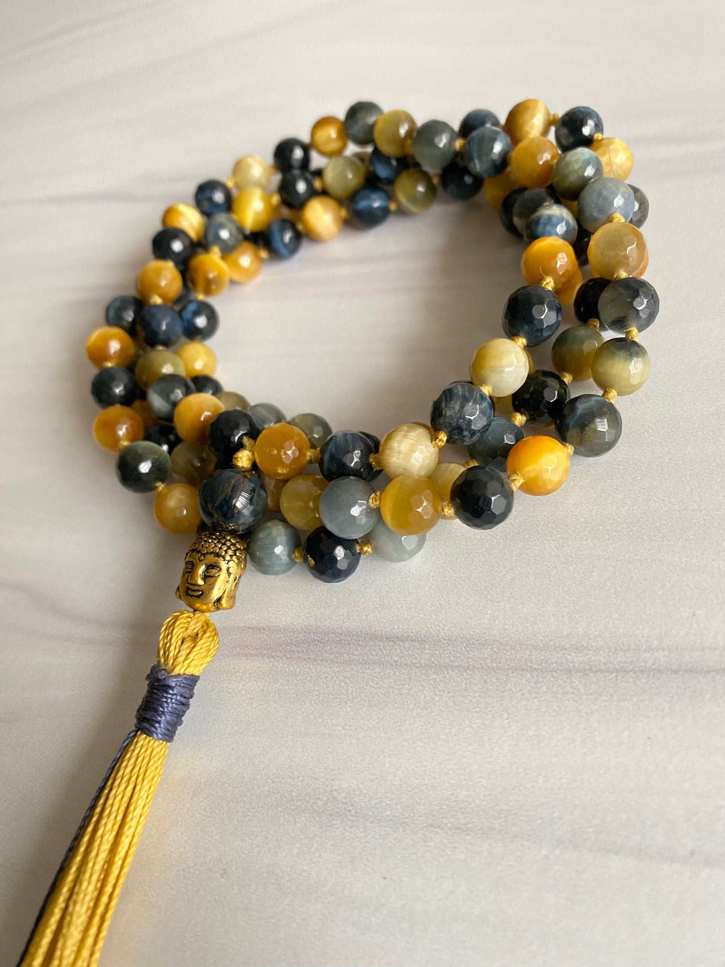 Abundance Mala Necklace | Traditional Mala Necklace | Opal7